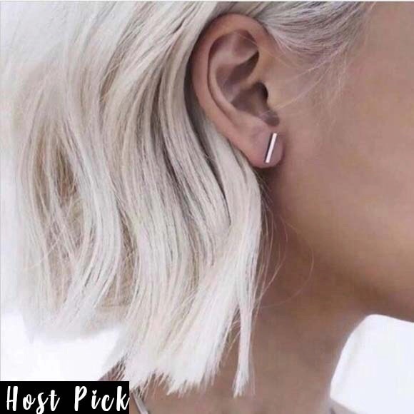 Jewelry - • Piper • 2 Pair Minimalist Bar Earrings